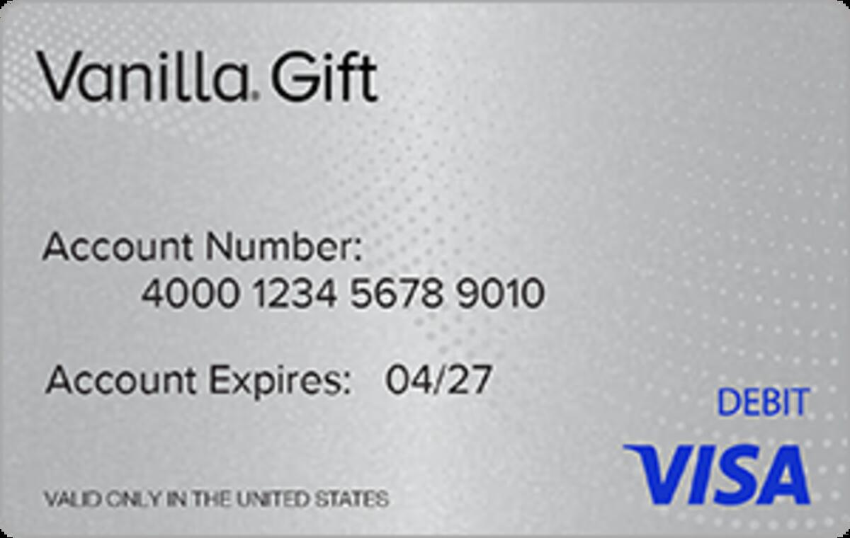 Why Choose Vanilla Gift Cards - Silver Vanilla Visa Gift Card with modern minimalist design