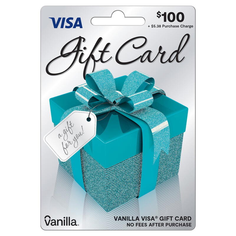 Creative Vanilla Gift Card ideas - Beautifully wrapped Vanilla Visa Gift Card in elegant red and white gift box with ribbon